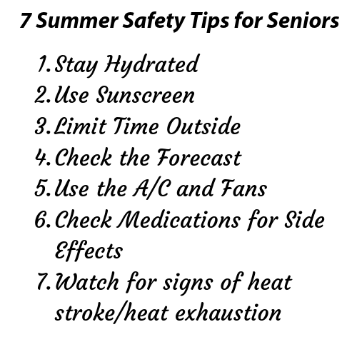 7 Summer Safety Tips for Seniors